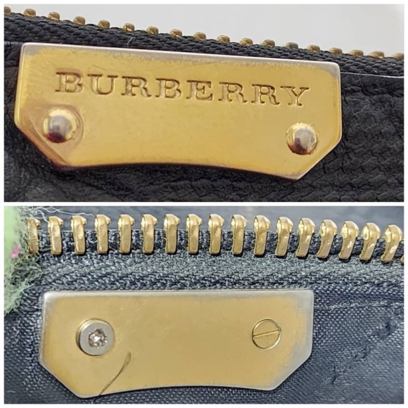 Authentic BURBERRY Shoulder/Crossbody Bag Leather Black - Picture 11 of 14